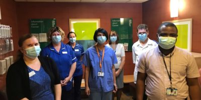 RIna George standing with her colleagues