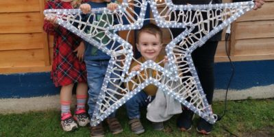 The Cross family's Christmas Star
