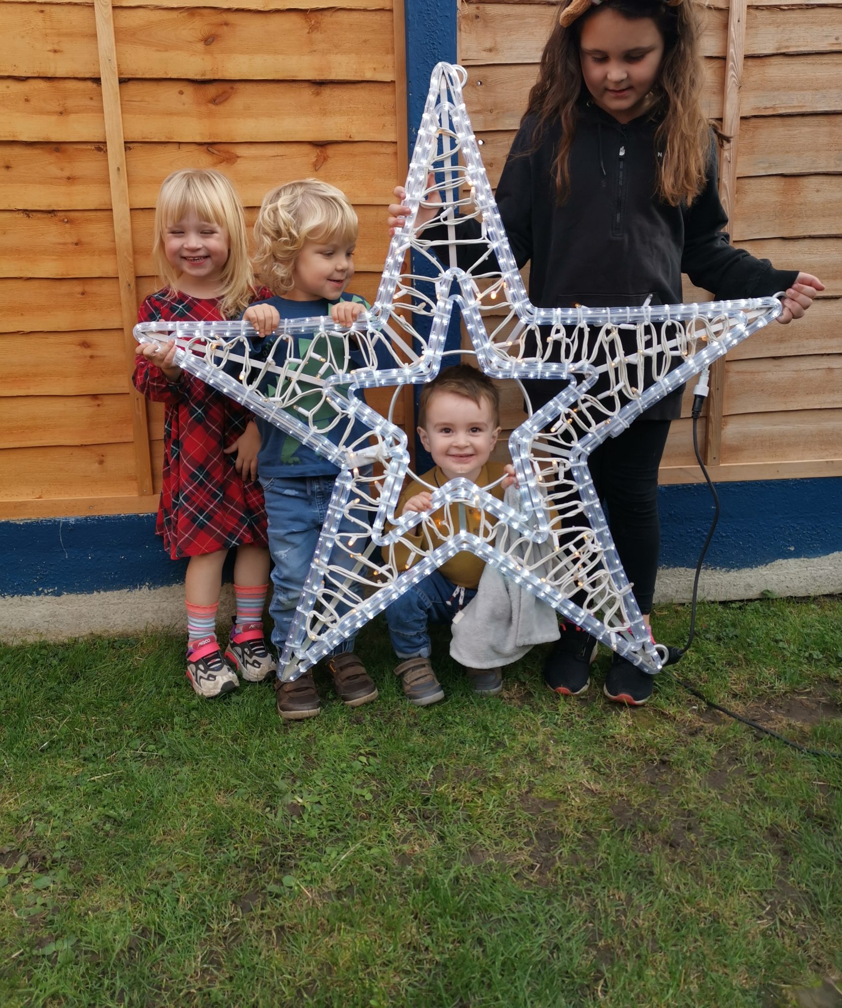 The Cross family's Christmas Star