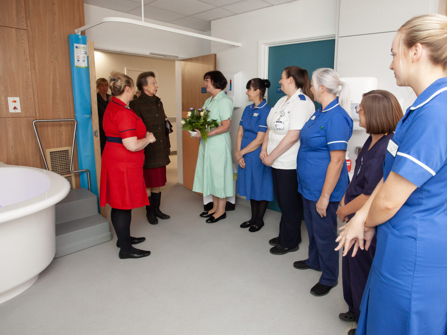 The Princess Royal visits Doncaster Royal Infirmary Doncaster and