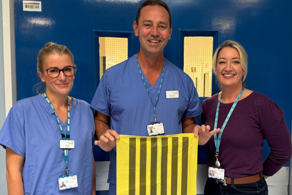 Colleagues within Theatres combating waste